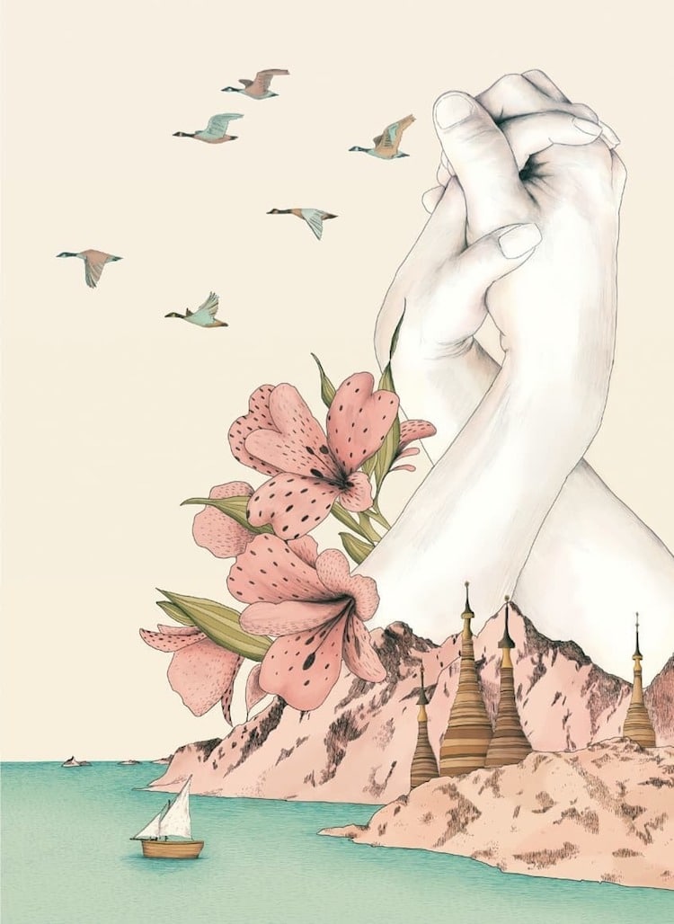 Gabriella Barouch Creates Captivating Illustrations That Evoke Childhood Nostalgia