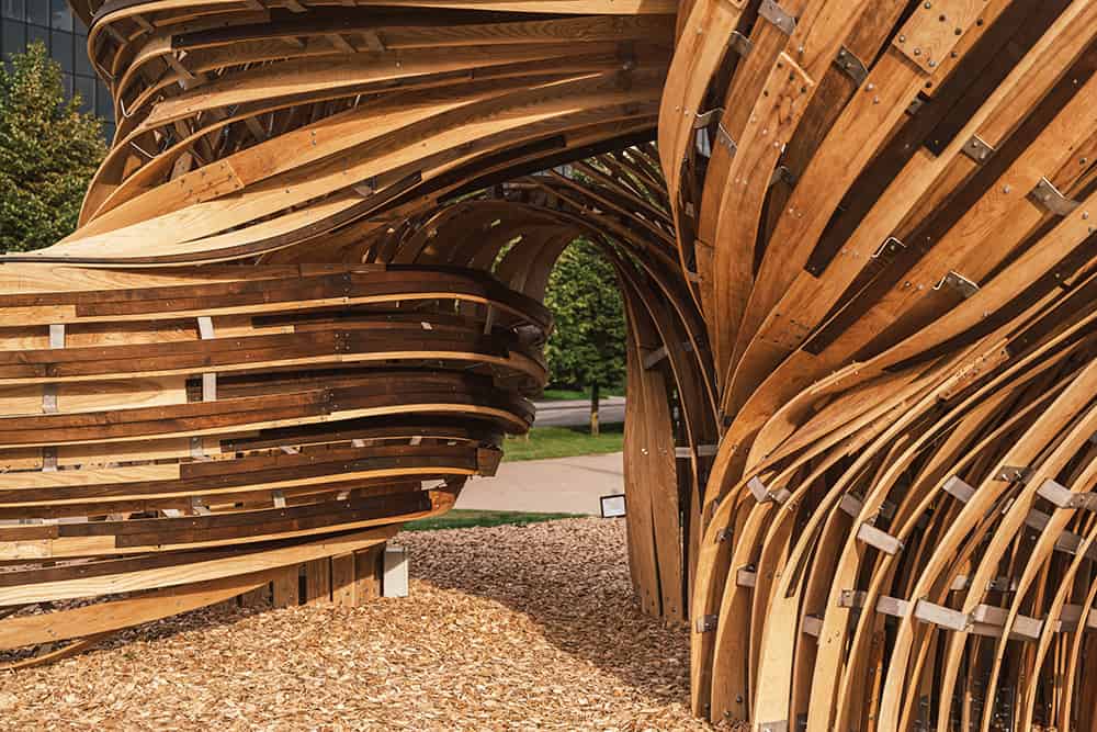 STEAMPUNK - The Sculptural Wood Pavilion In Estonia | FREEYORK