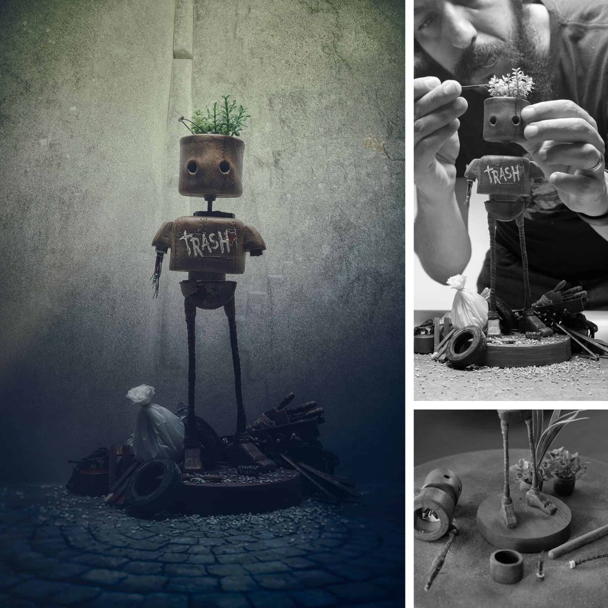Artist creates miniatures that look very much like real things