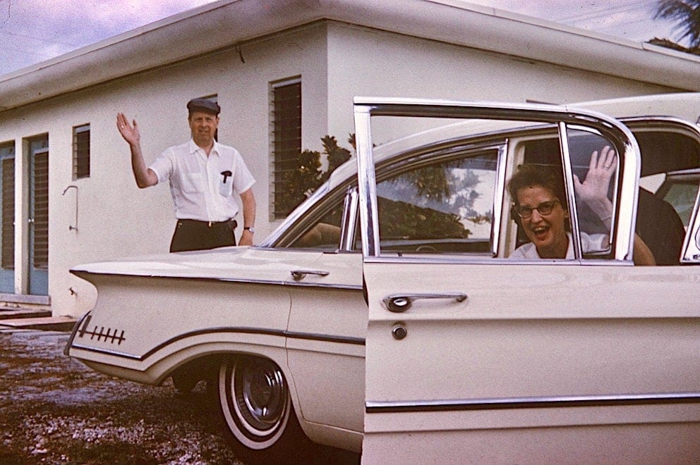 Anonymous photos from the midcentury shot on Kodachrome film