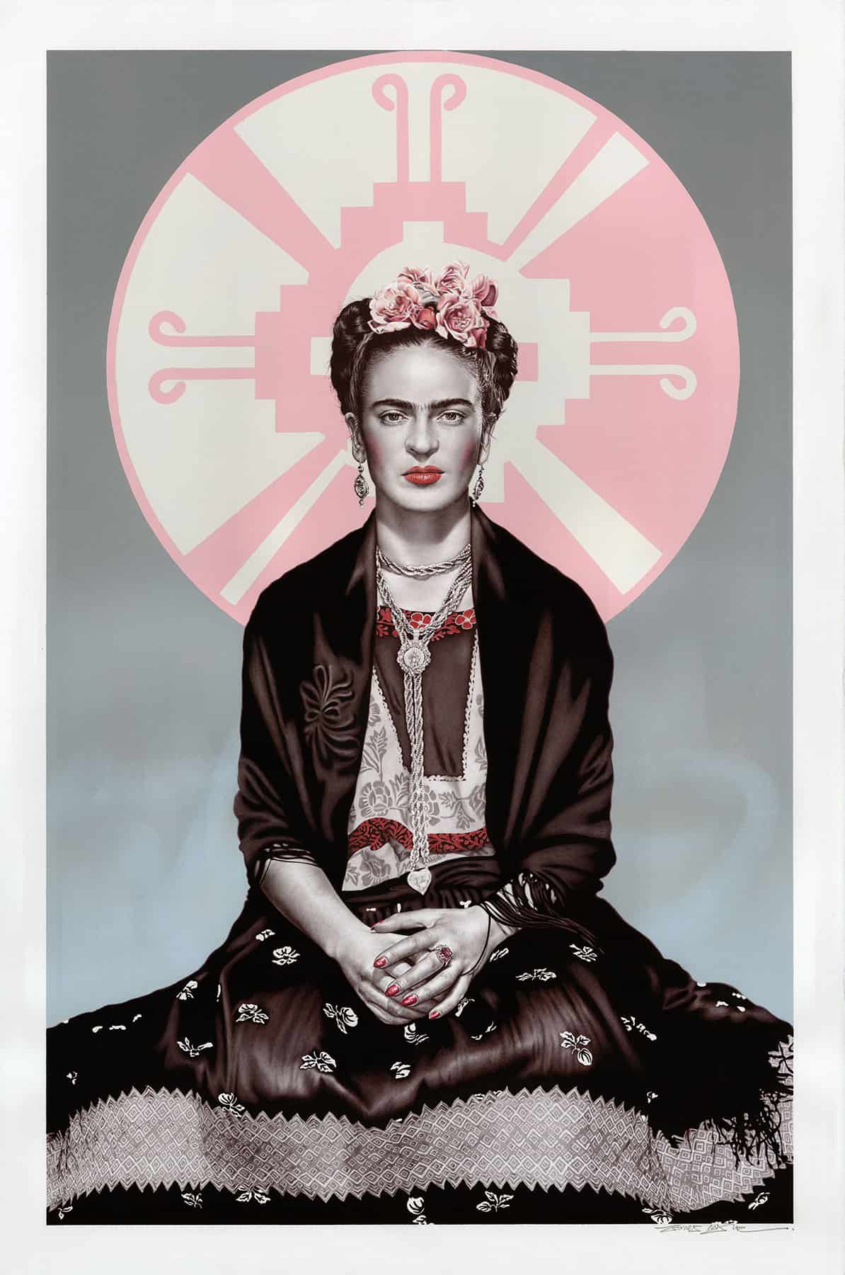 Contemporary artist James Mylne recreates known characters in a specific style