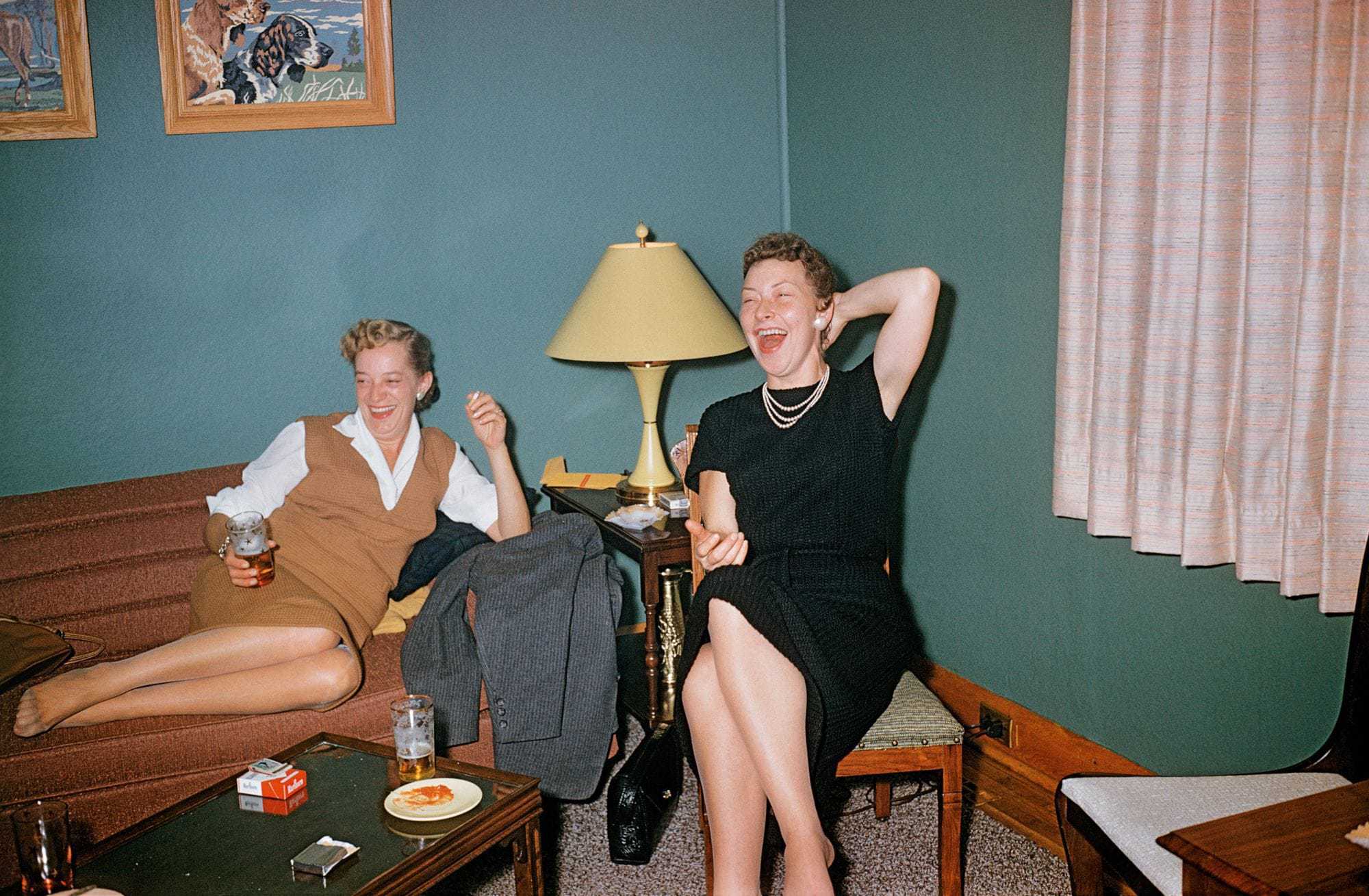 Anonymous photos from the midcentury shot on Kodachrome film