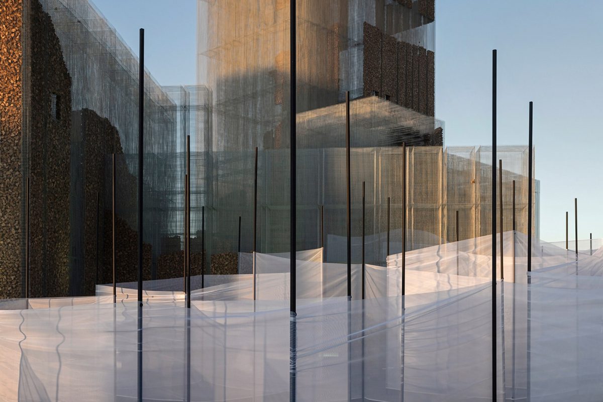 Multi-sensory pavilion "Gharfa" by Edoardo Tresoldi's Studio Studio Studio lab in Riyadh