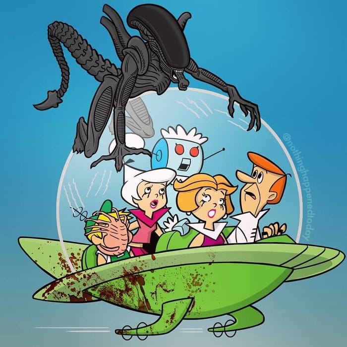 The Artist Reveals the secret life of childhood characters