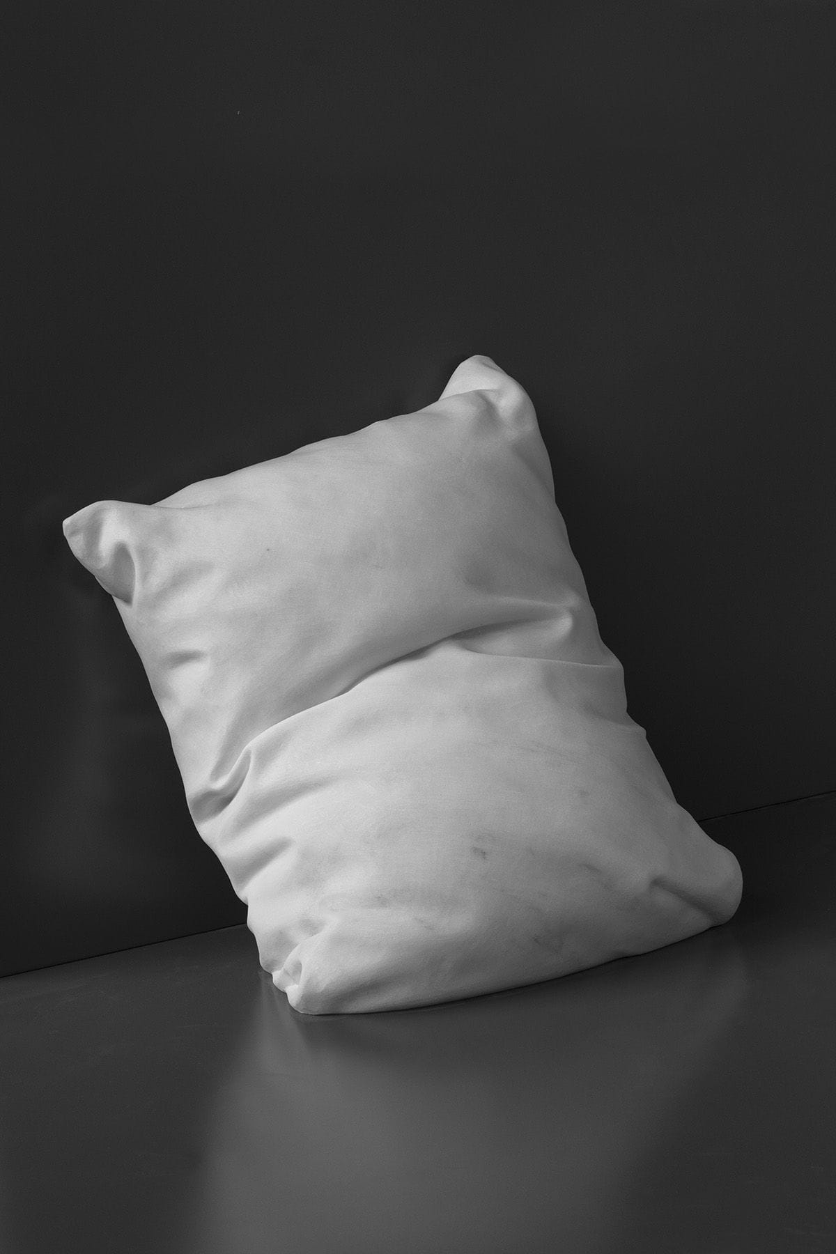 Håkon Anton Fagerås creates realistic pillows sculpted from marble