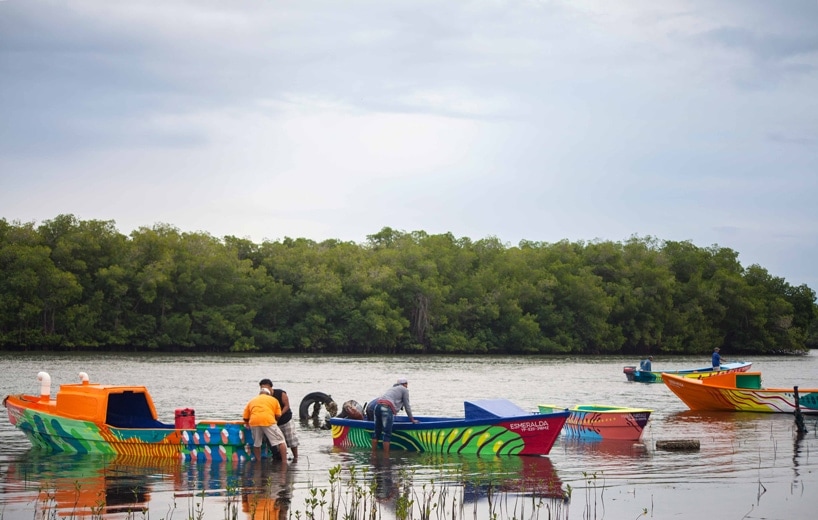 Fifty Two Rusty Fishing Boats Painted By Boa Mistura To Help Conserve Marine Biodiversity