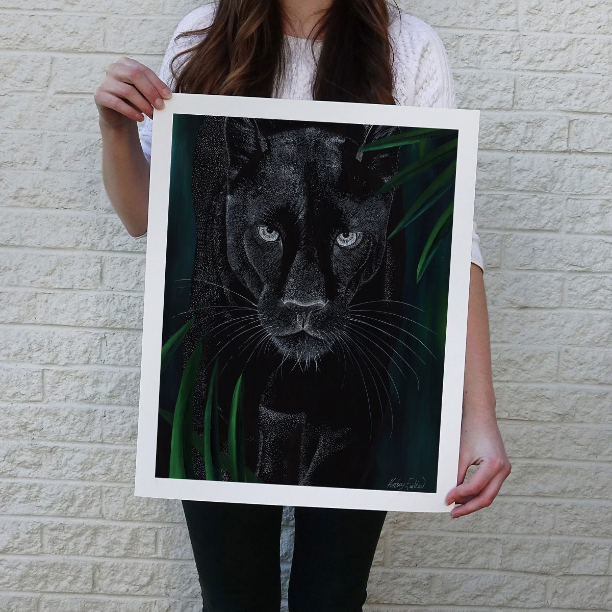 Dreamy Black Panther Print © Kelsey Emblow