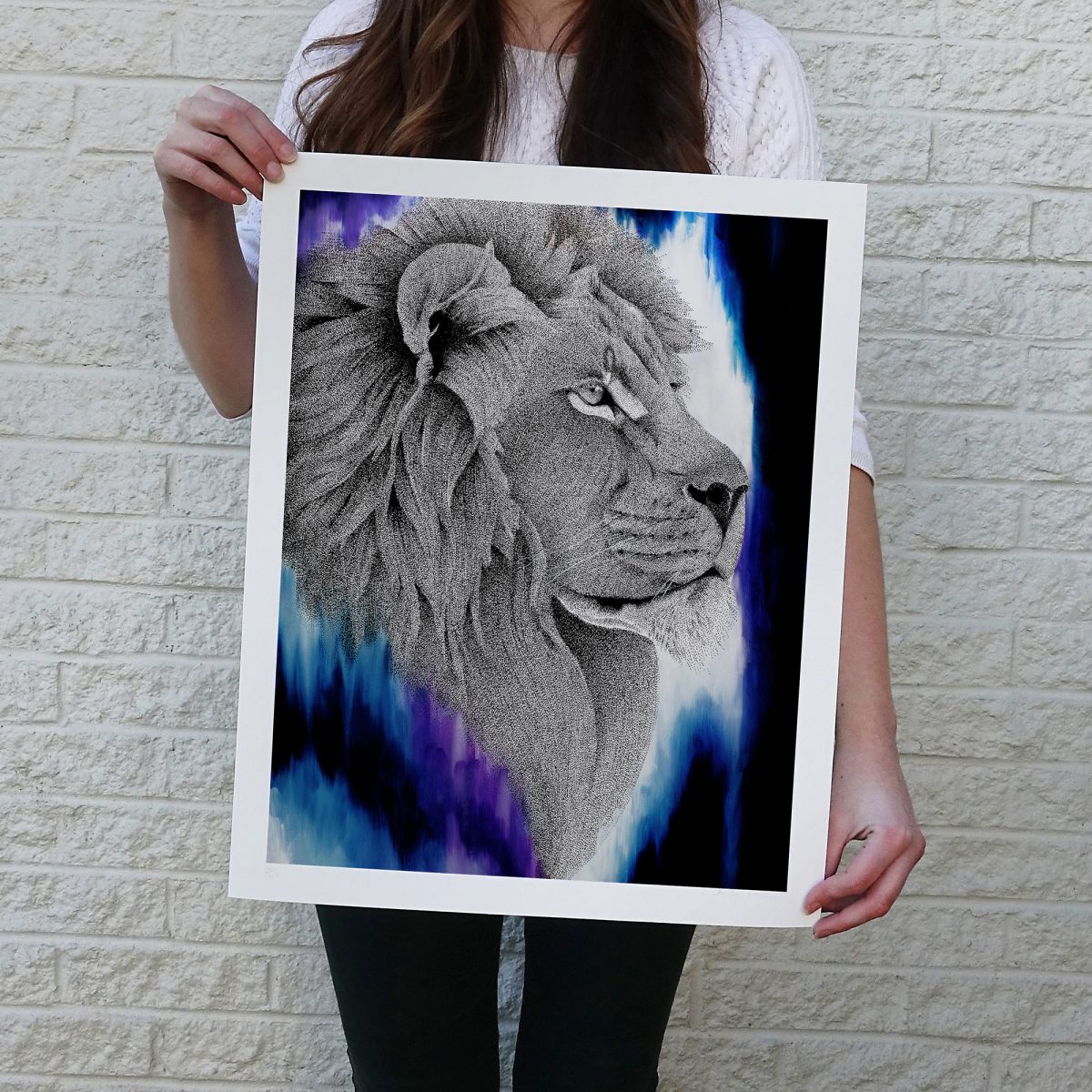 dreamy lion print © kelsey emblow