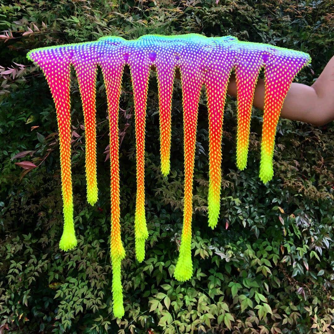 Colorful Art of Neon Drips, Blobs and Squishes by Dan Lam