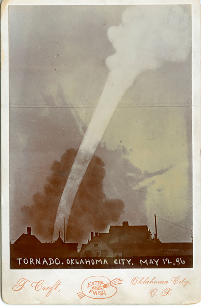 The deadliest tornado of 19th century captured on a photograph