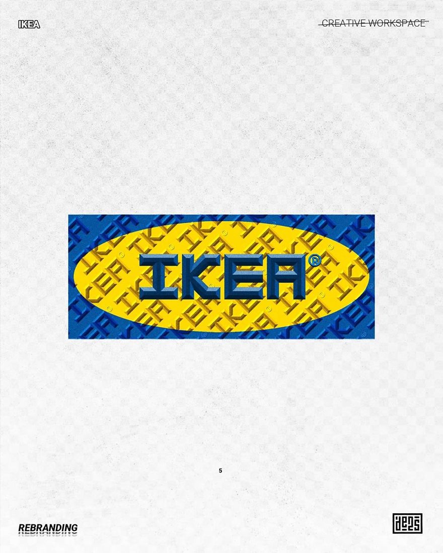 A French artist redesigns famous logos to make them look fun