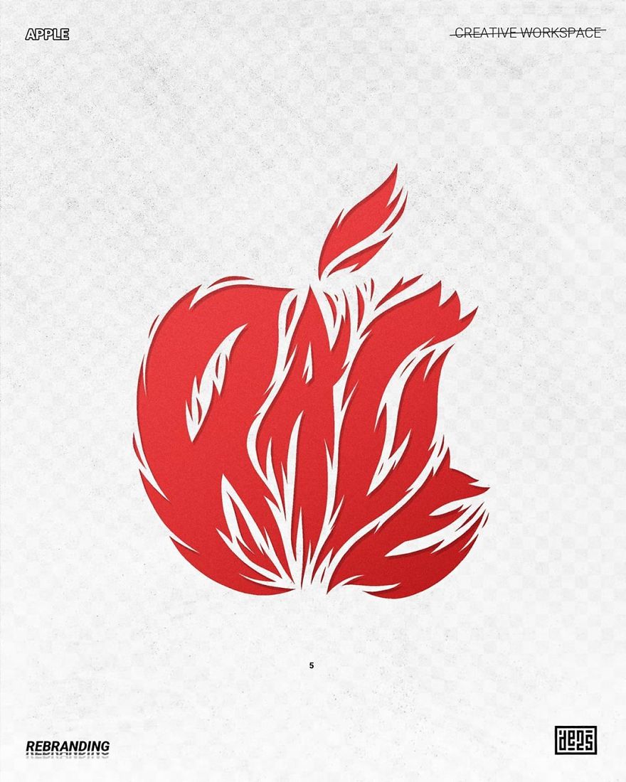 A French artist redesigns famous logos to make them look fun