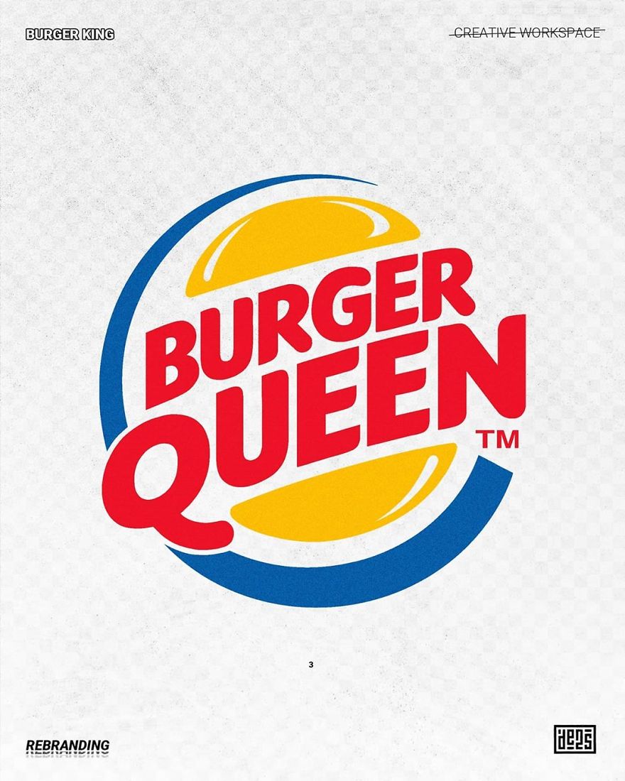 A French artist redesigns famous logos to make them look fun
