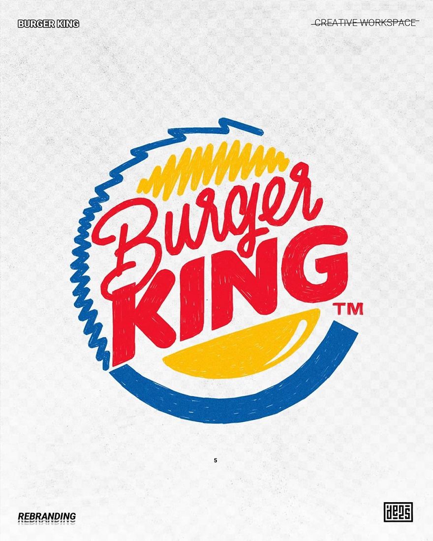 A French artist redesigns famous logos to make them look fun
