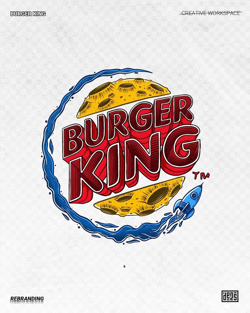 A French artist redesigns famous logos to make them look fun