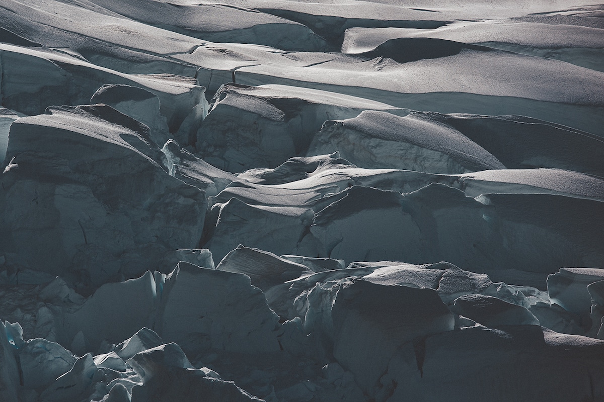 Photographs of Antarctica shine a light on its captivating ivy blue surface