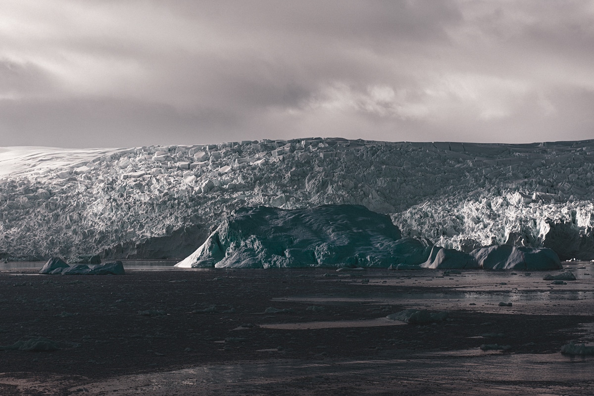 Photographs of Antarctica shine a light on its captivating ivy blue surface