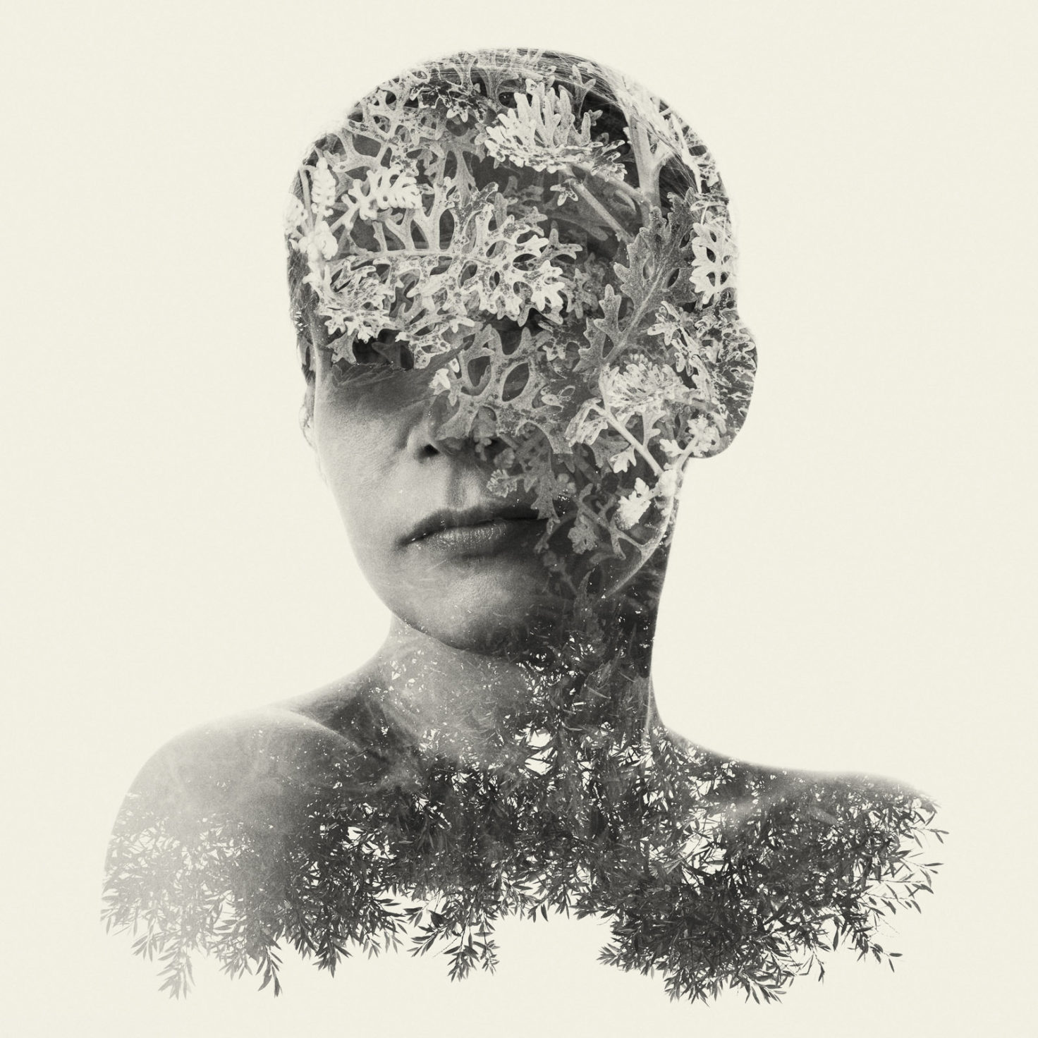 Photography by Christoffer Relander - human subjects distorted by nature