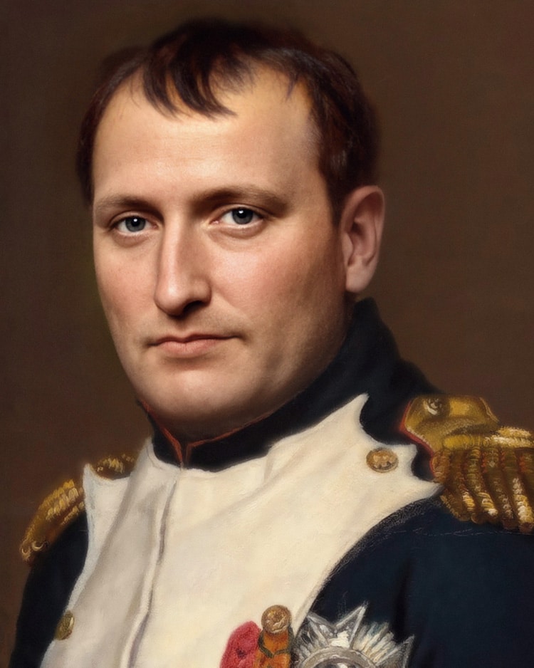 Artist Bas Uterwijk recreates iconic historic figures into a real-life version