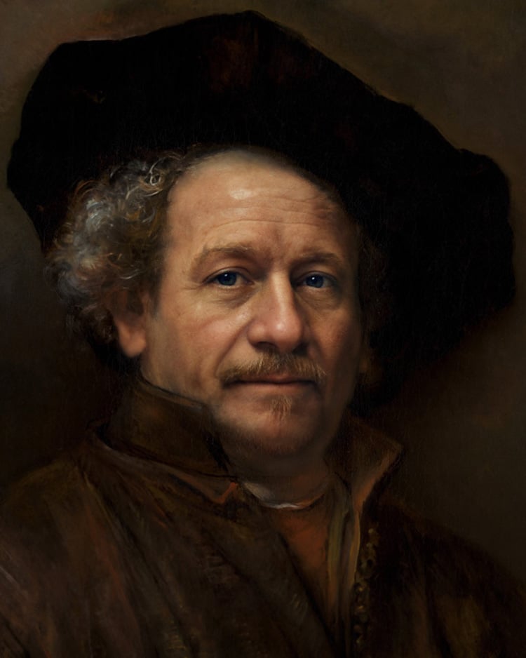 Artist Bas Uterwijk recreates iconic historic figures into a real-life version