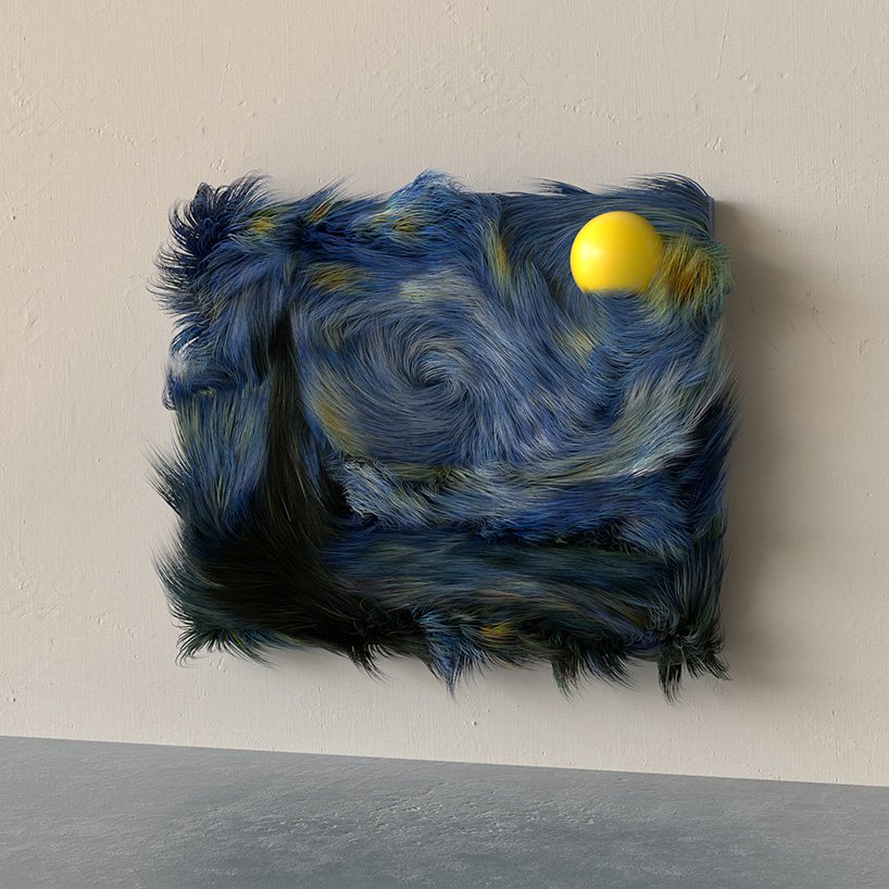 Artist Murat Yıldırım makeover famous paintings into furry artworks