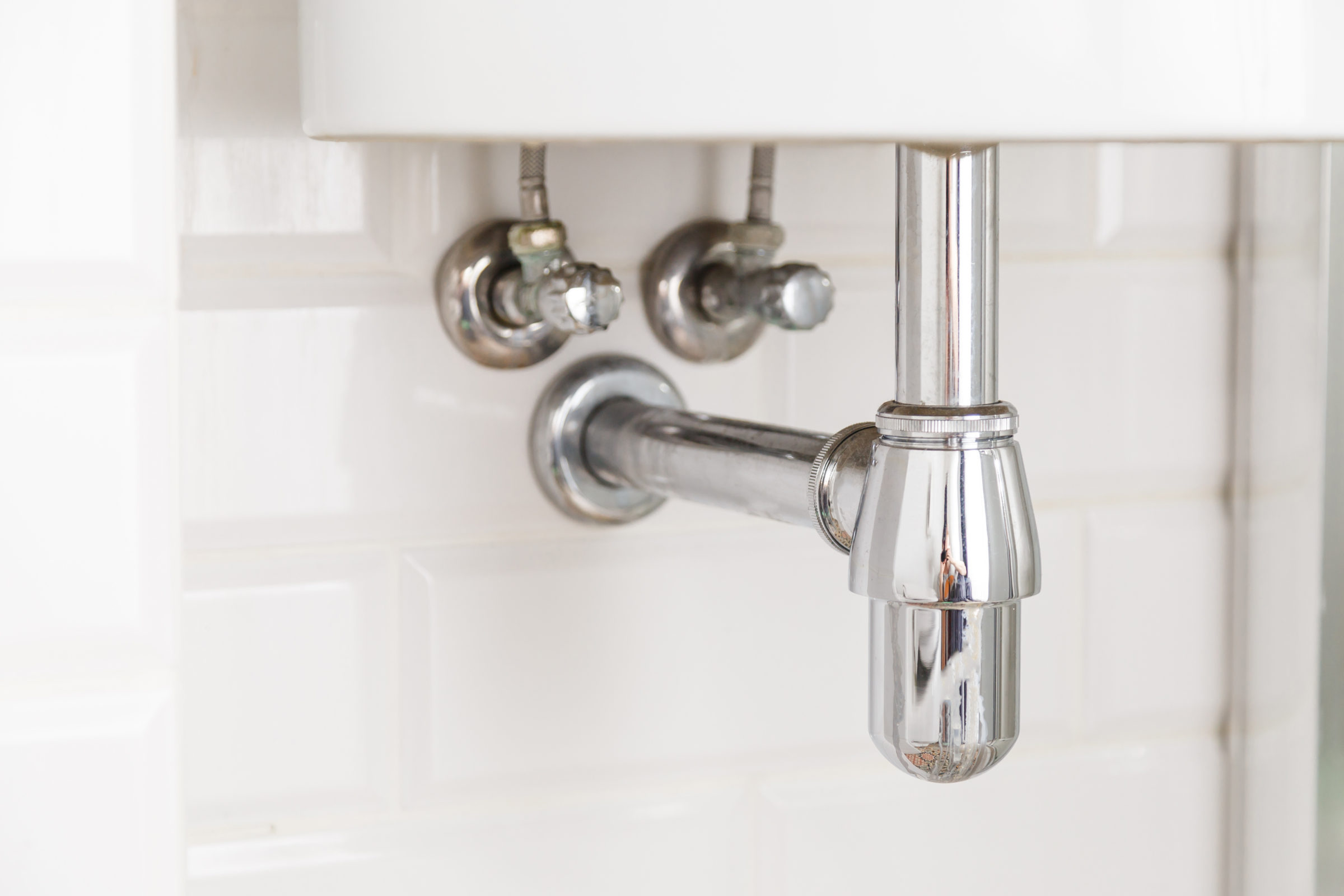 basin siphon or sink drain in a bathroom clean ZE6DSQF