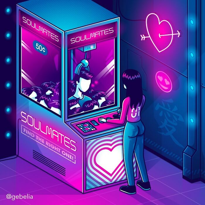 Thought-Provoking Illustrations about social media by Elia Colombo