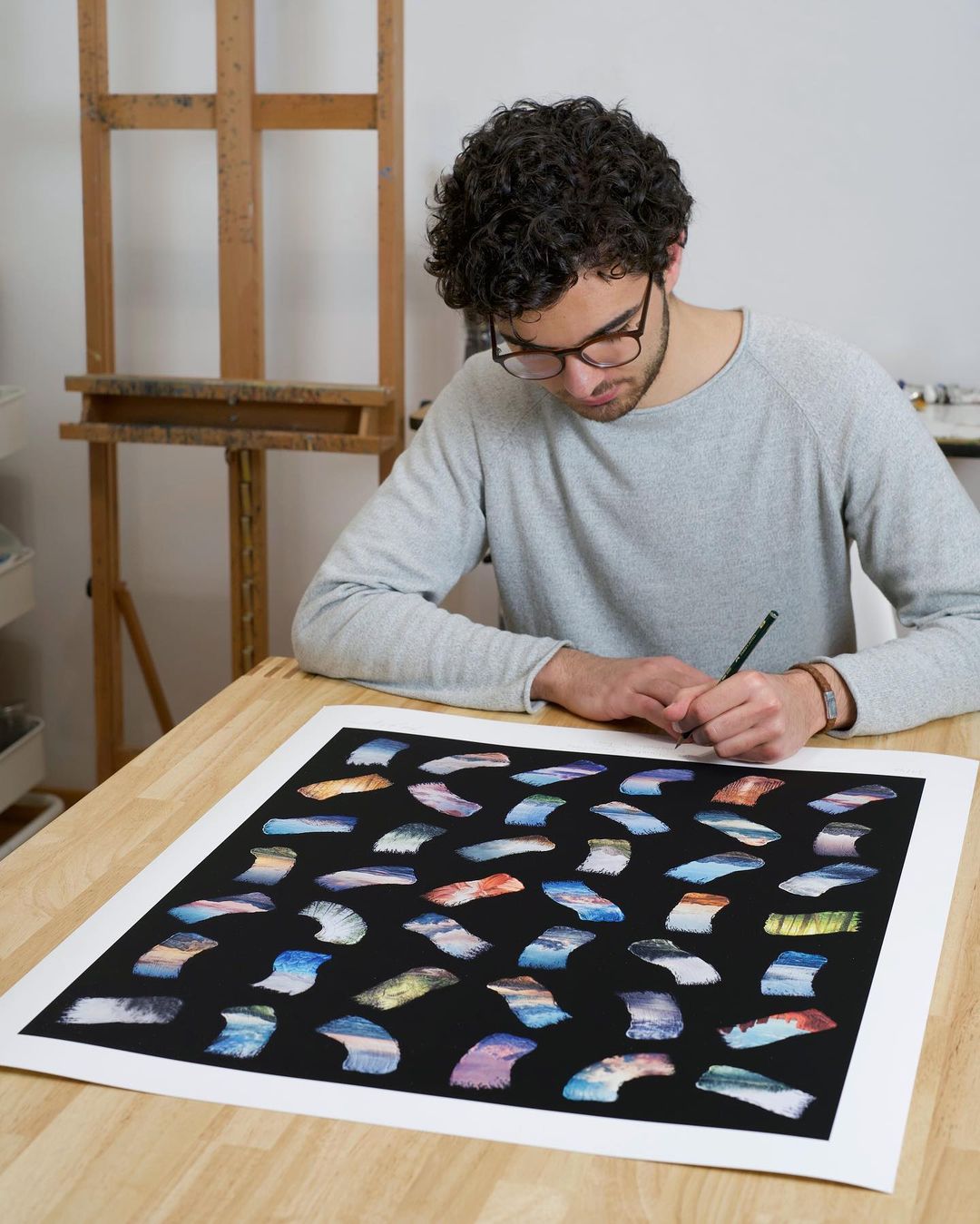 David Ambarzumjan's Brushstroke Paintings Reveal Different Periods Of Time In The Same Place