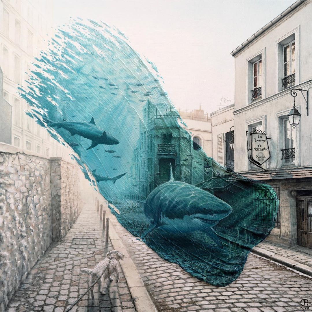 David Ambarzumjan's Brushstroke Paintings Reveal Different Periods Of Time In The Same Place