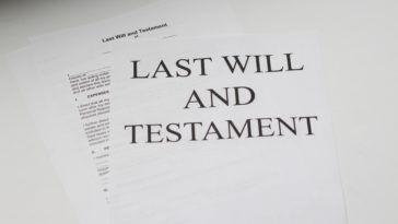 last will and testament white printer paper
