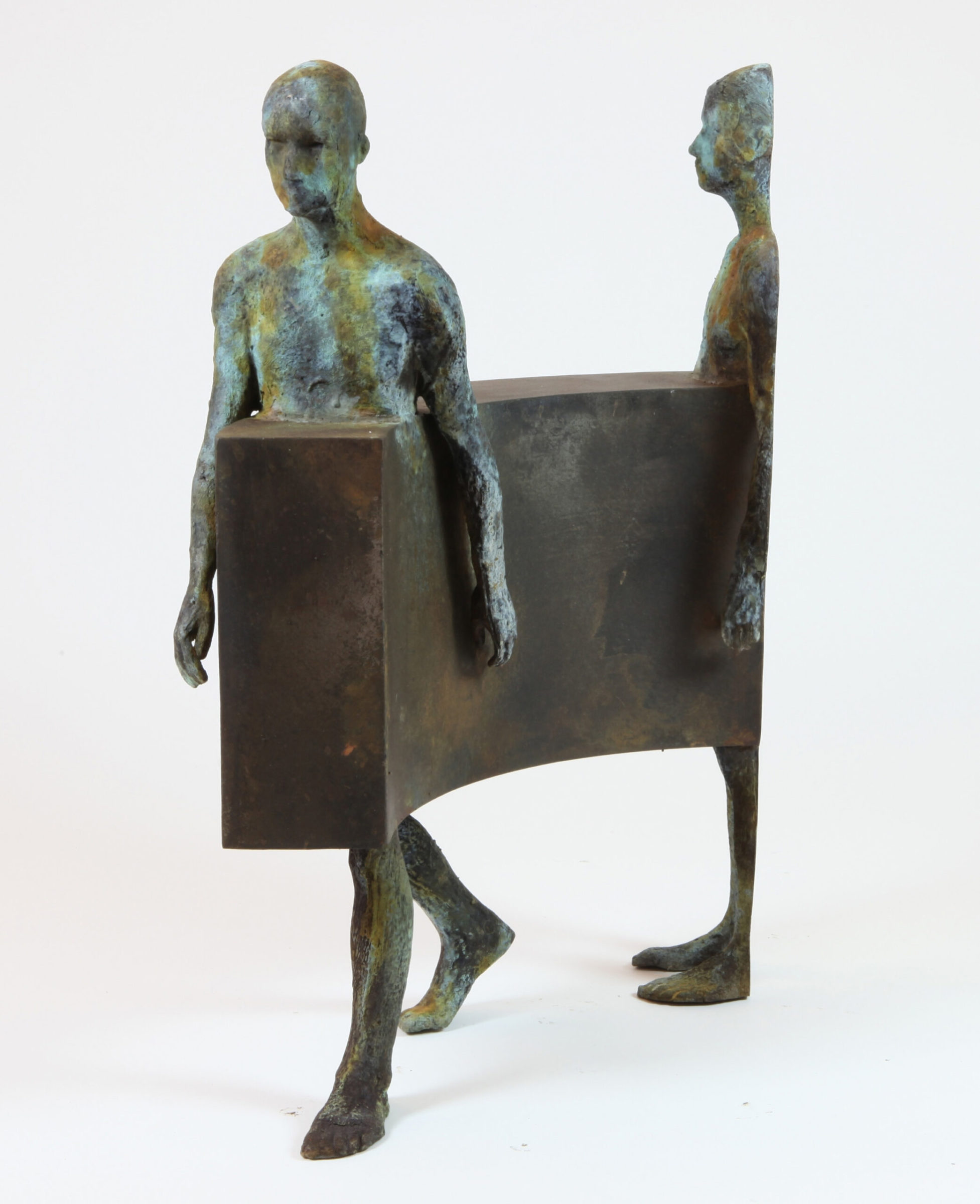 The artist Jesús Curiá shows the complexity of humanity in his works
