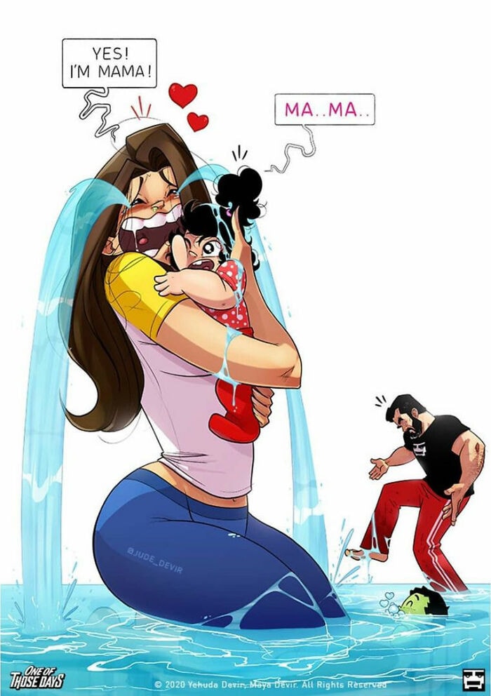 Yehuda Devir Shares His And His Wife’s Parenting Struggles In hilarious Comics