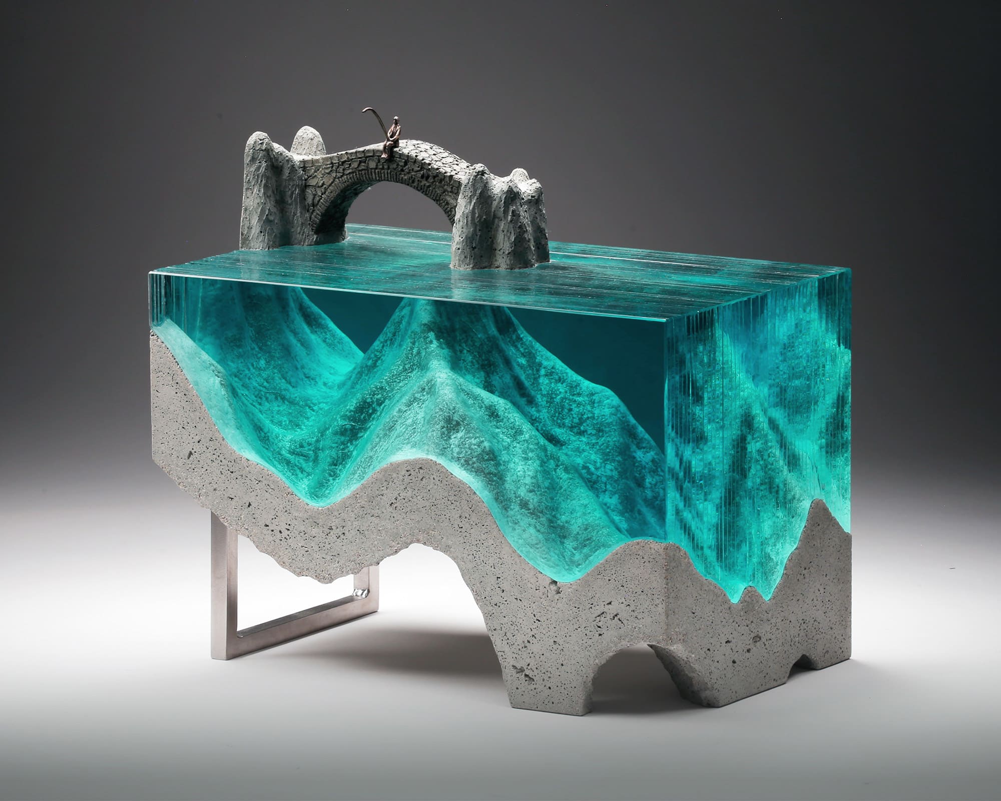 Dive into the world of contemplation with Ben Young's new aquatic sculptures ben 1