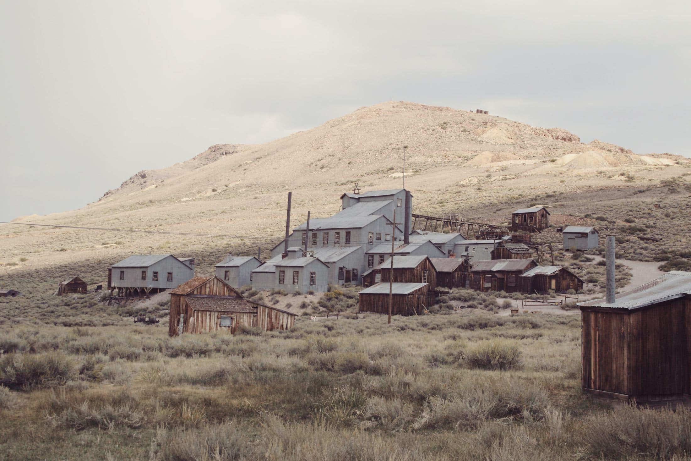Ghost town photo of village