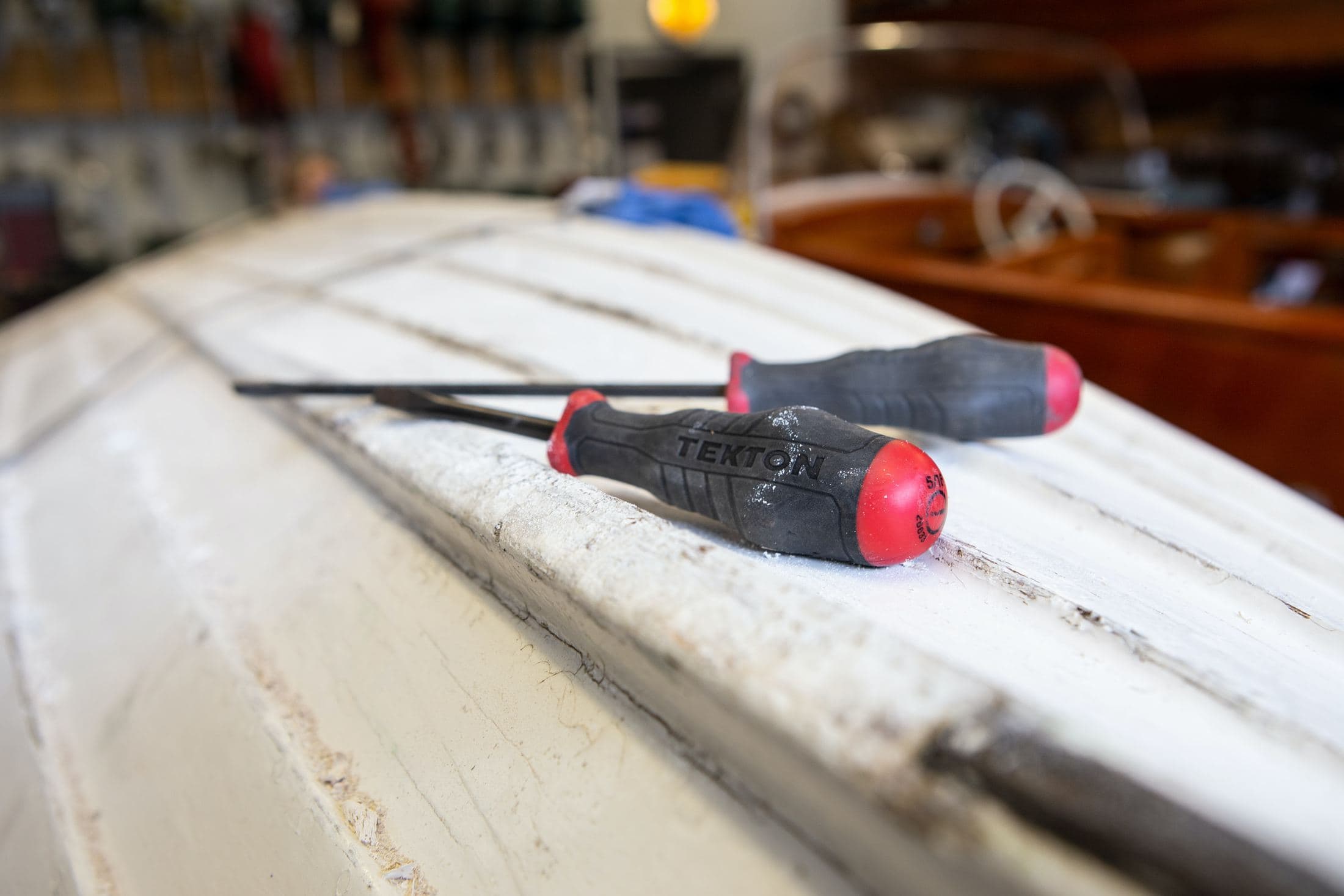 4 Essential Home Improvement Tools and Equipment black and red hand tool on white table