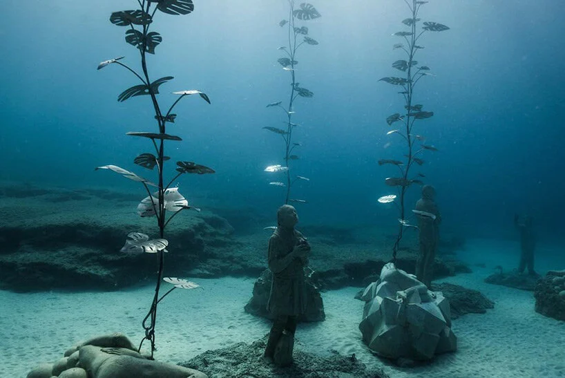 jason decaires taylor submerges forest installation underwater cyprus designboom 0006