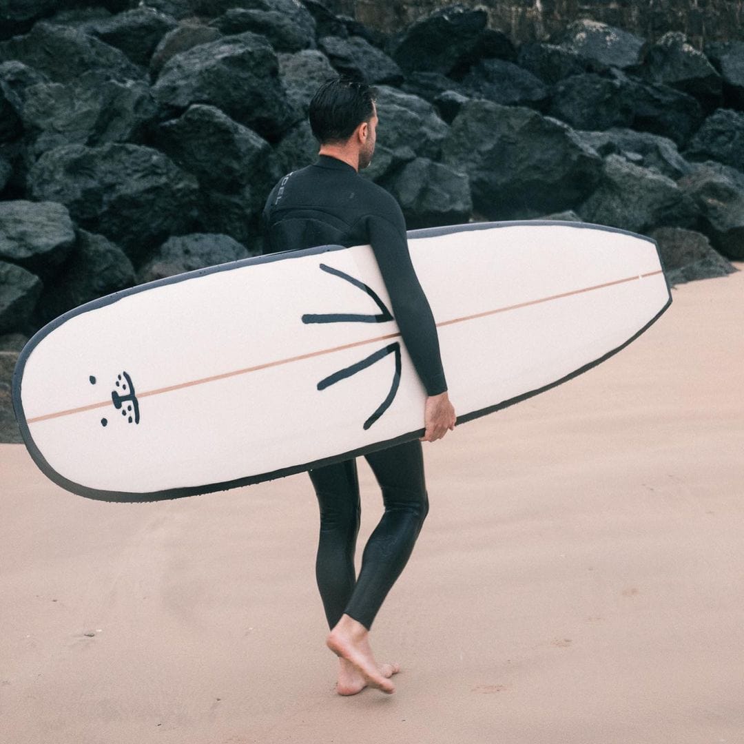 Surfboards with Cartoonish Characters by Jean Jullien