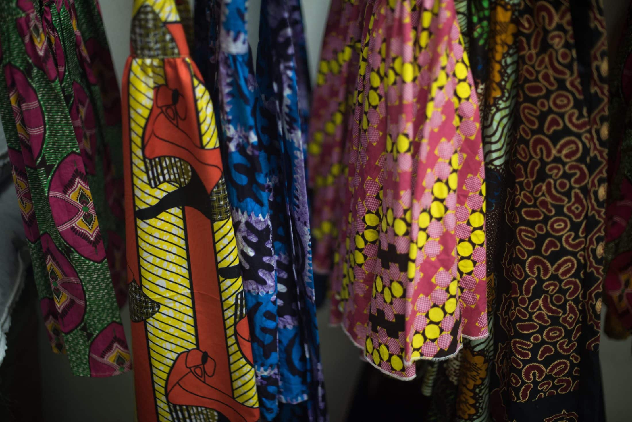 assortment of colorful african print dresses hangi TTZZR8D scaled
