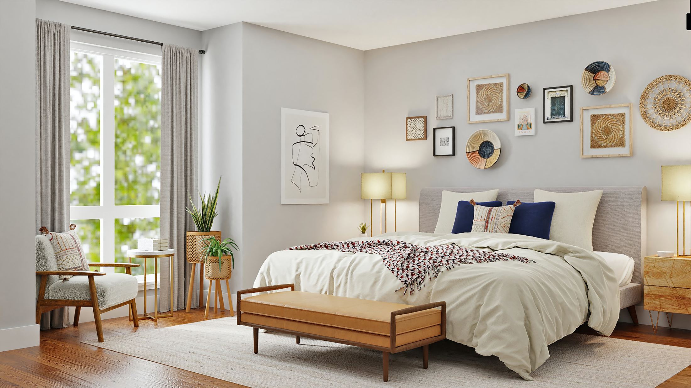 5 Design Tips To Achieve A Cozy Bedroom black laptop computer on white bed