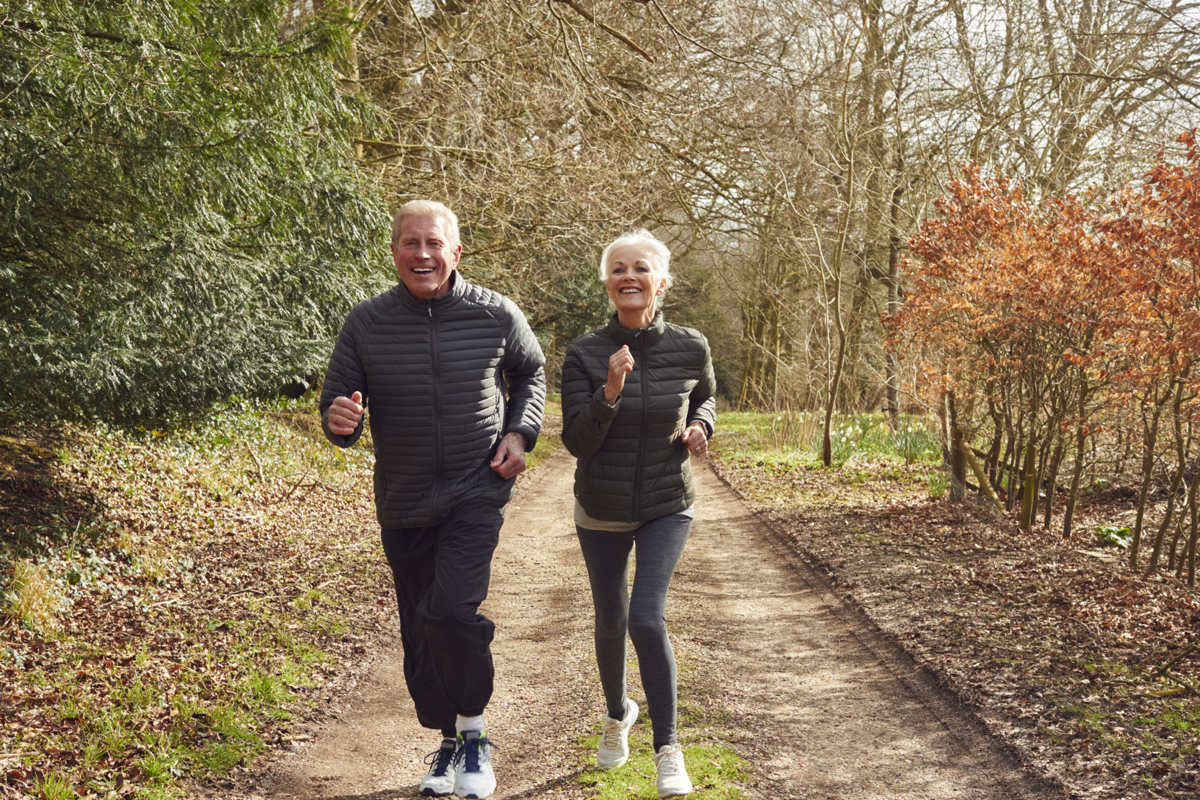senior couple exercising in autumn countryside dur 2021 08 29 21 52 06 utc