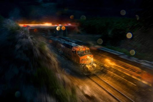 Blair Bunting: Photographer Behind Stunning Shots Of Trains In Motion ...