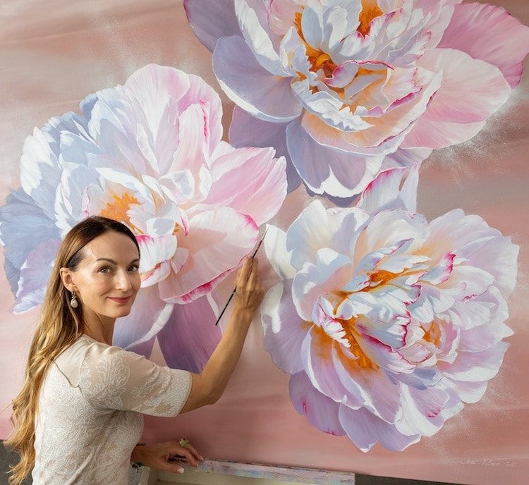 ira volkova floral painting 1