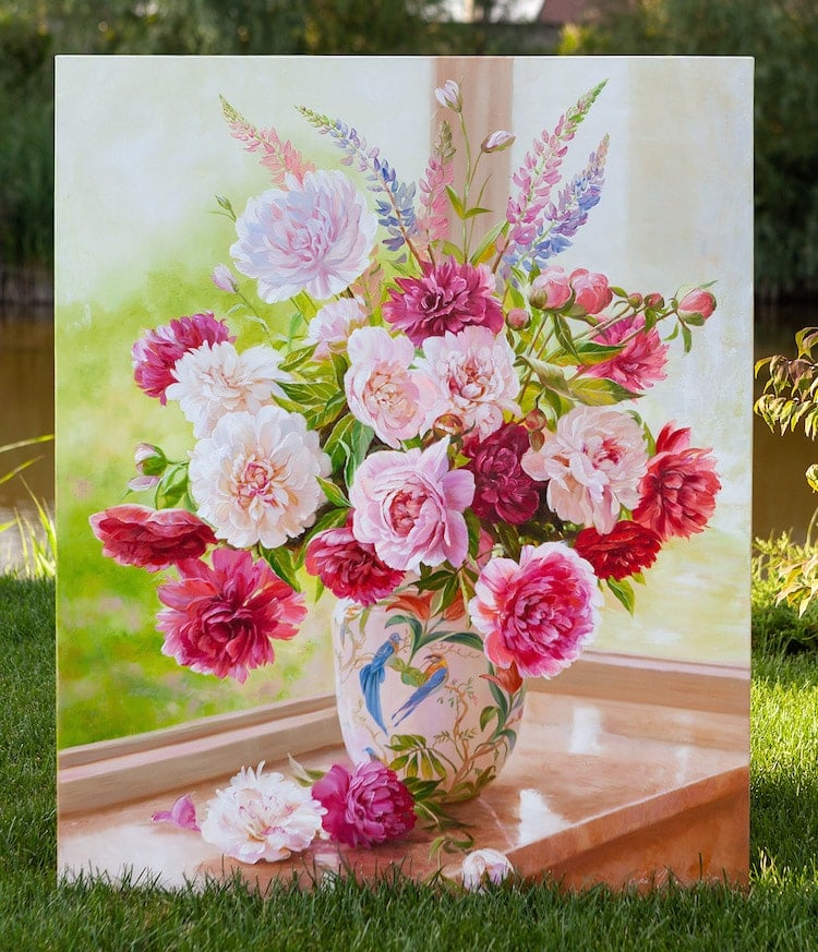 ira volkova floral painting 12