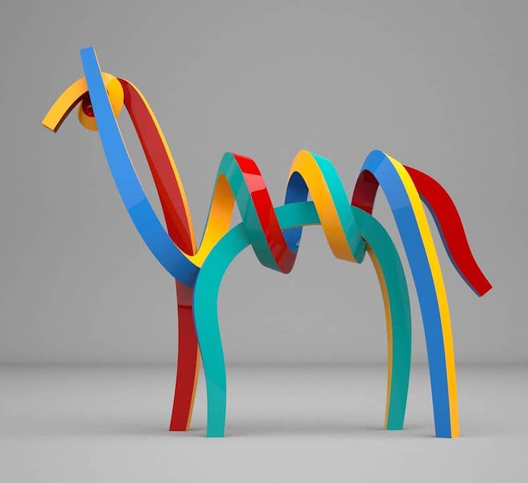 lee sangsoo abstract animal sculptures 1