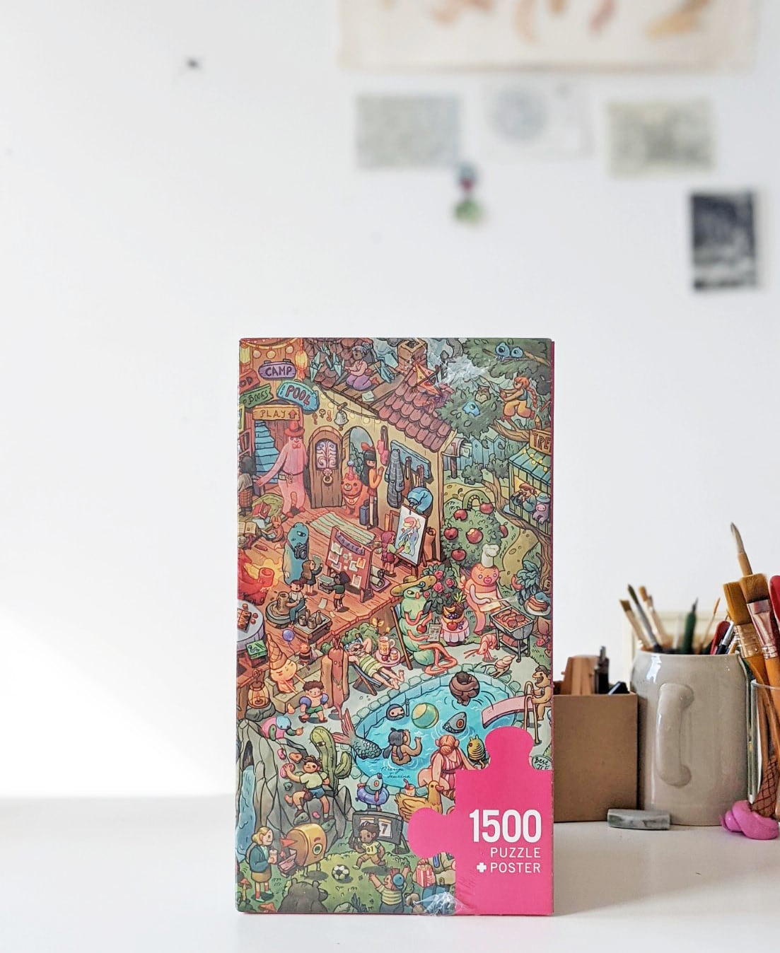 Escape Reality with Marija Tiurina's "Chaotic, Fictionalized Worlds" Puzzle
