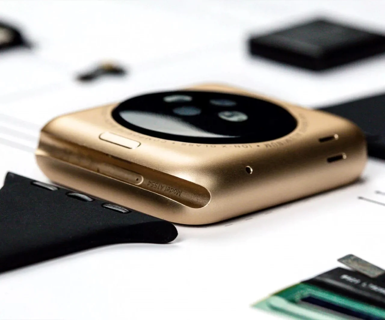 Uncover Tech's Beauty With This Apple Watch 1st Gen. Disassembled Into All its Tiny Parts