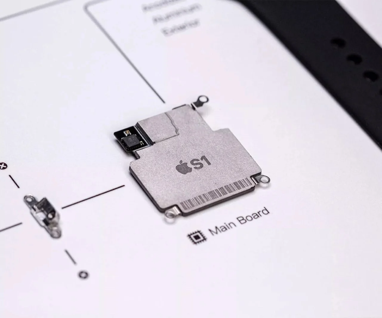 Uncover Tech's Beauty With This Apple Watch 1st Gen. Disassembled Into All its Tiny Parts
