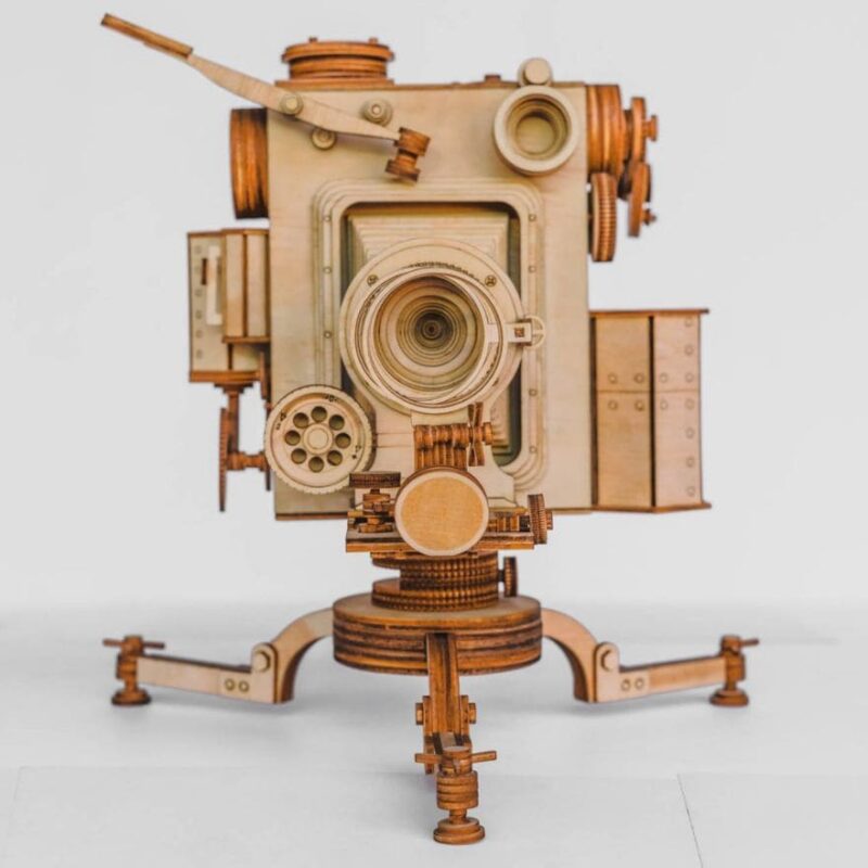 Wooden Camera Models Vietnamese Artist Whose Wooden Products Are