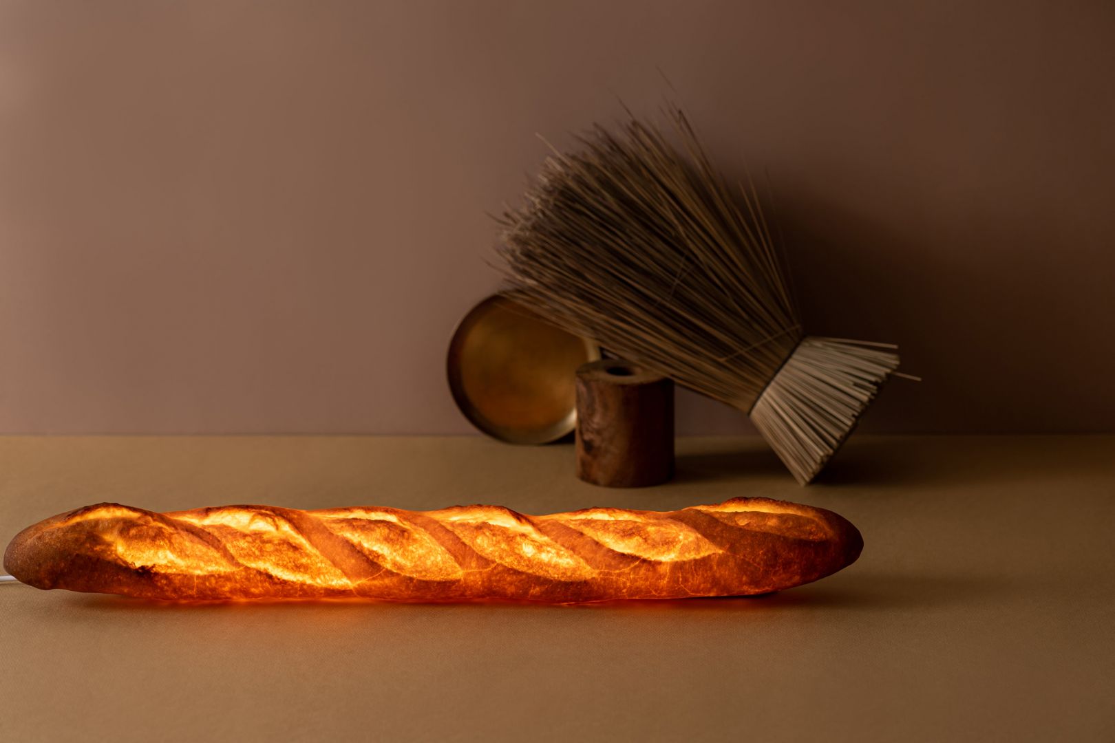 Yukiko Morita's Artistic Company PAMPSHADE Turns Baguettes, Croissants, and Loaves of Bread Into Functional Lamps