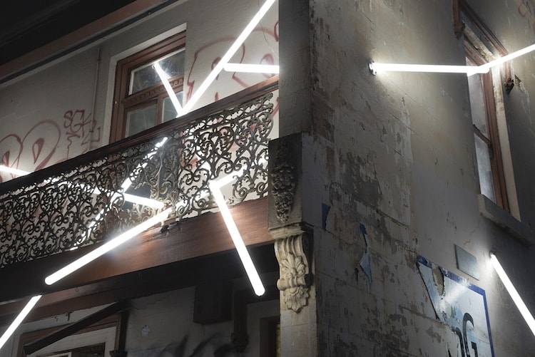 ian strange light intersections II art installation 8